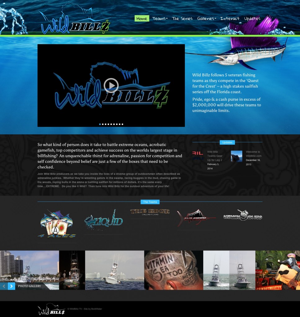 WildBillz TV - Follow 5 fishing teams in their Quest for the Crest!