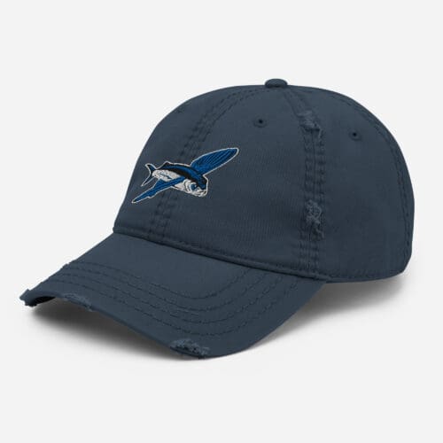 BoldWater Flying Fish Distressed Hat